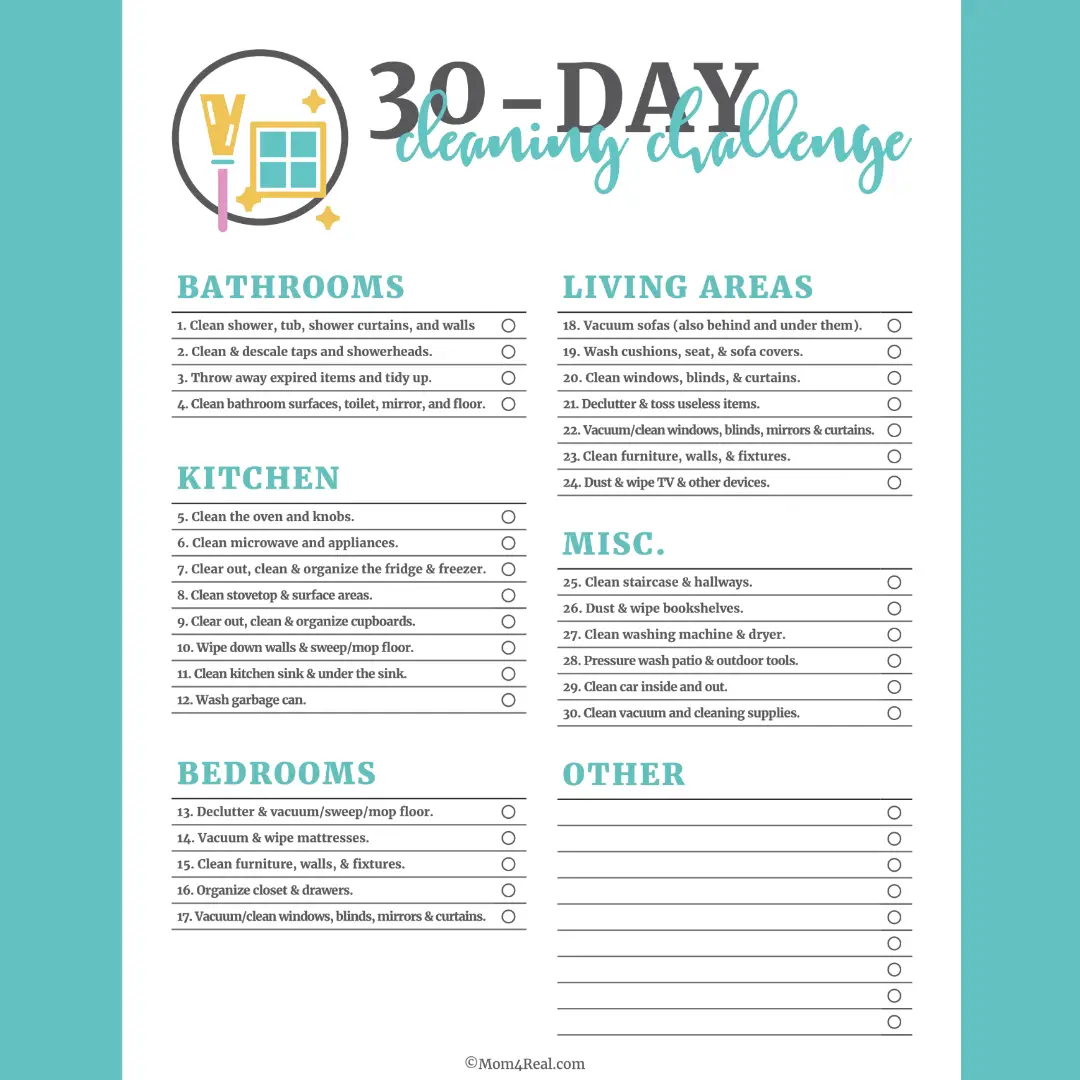 The Clean Sweep Challenge: Transforming Your Home in Seven Days