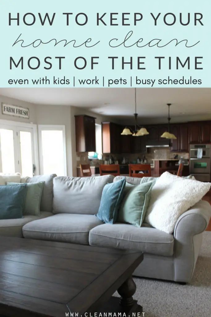 How to Keep Your Home Clean With a Busy Schedule.