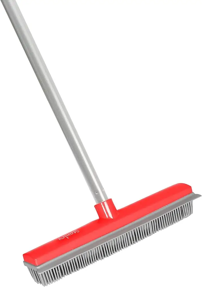Squeegee for Pet Hair: Use a Squeegee to Easily Remove Pet Hair from Carpets And Upholstery.